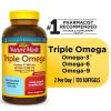 Nature Made Triple Omega 3 6 9 Softgels;  Dietary Supplement;  170 Count