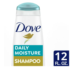 Dove Moisturizing Shampoo Daily Moisture for Everyday Hair Care Formulated with Bio-Nourish Complex for Manageable and Silky Hair 12 oz