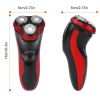 Electric Shaver Razor for Men IPX7 Waterproof Beard Trimmer 3D Rechargeable Painless Rotary Shaver with Pop up Trimmer 2 in 1 Electric Shaver